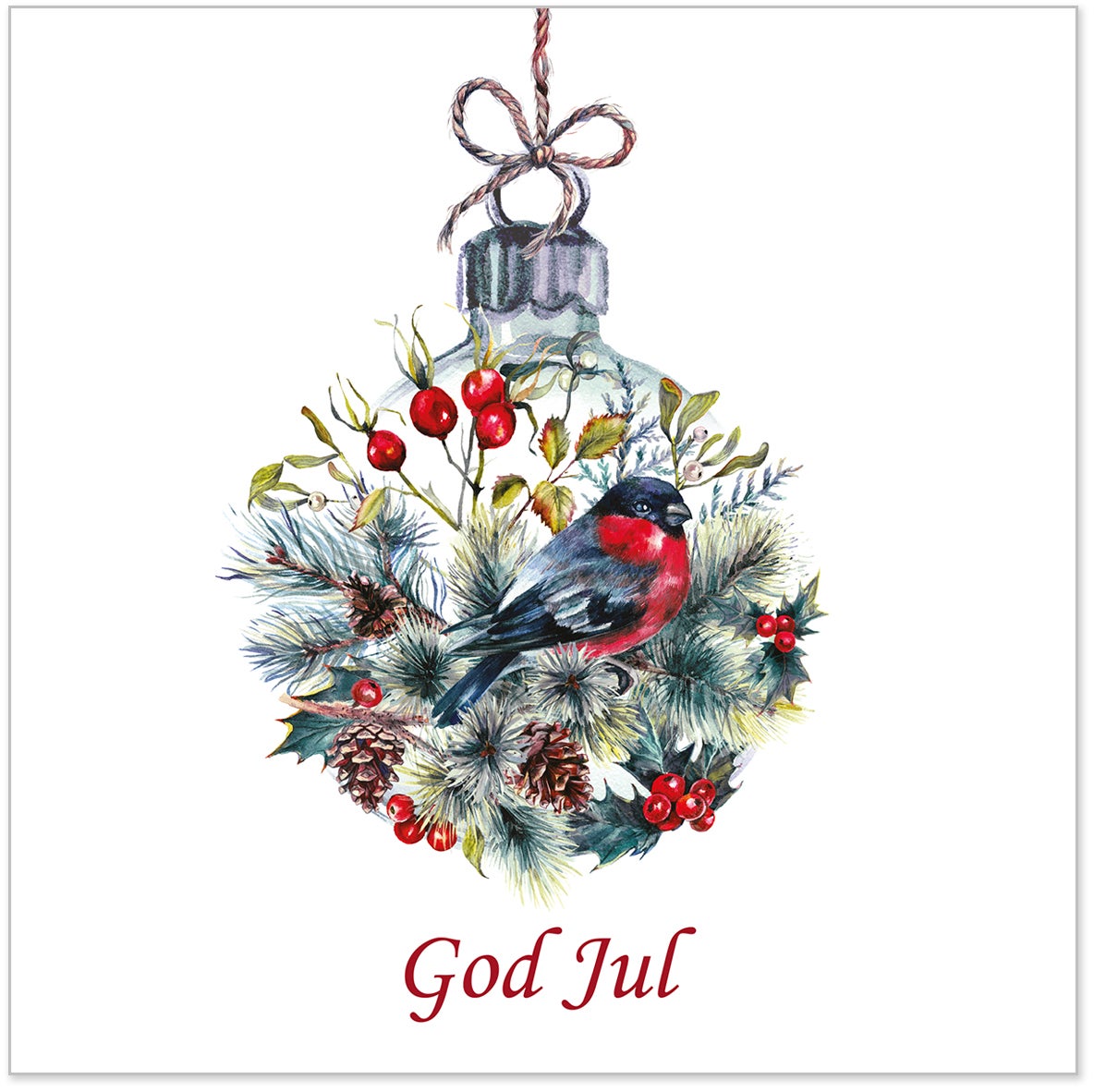 Servietter God Jul Dompapp