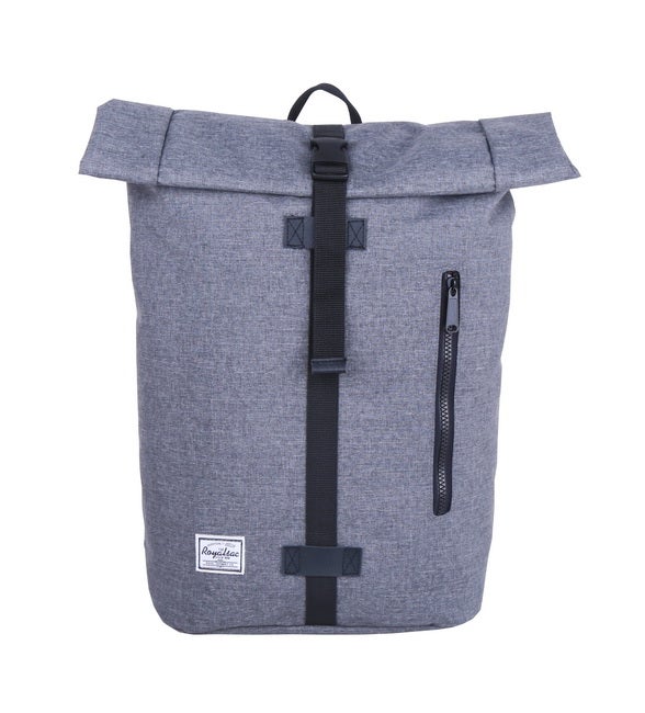 SEKK HERBERT ROLL-TOP LOMME GRÅ 15L