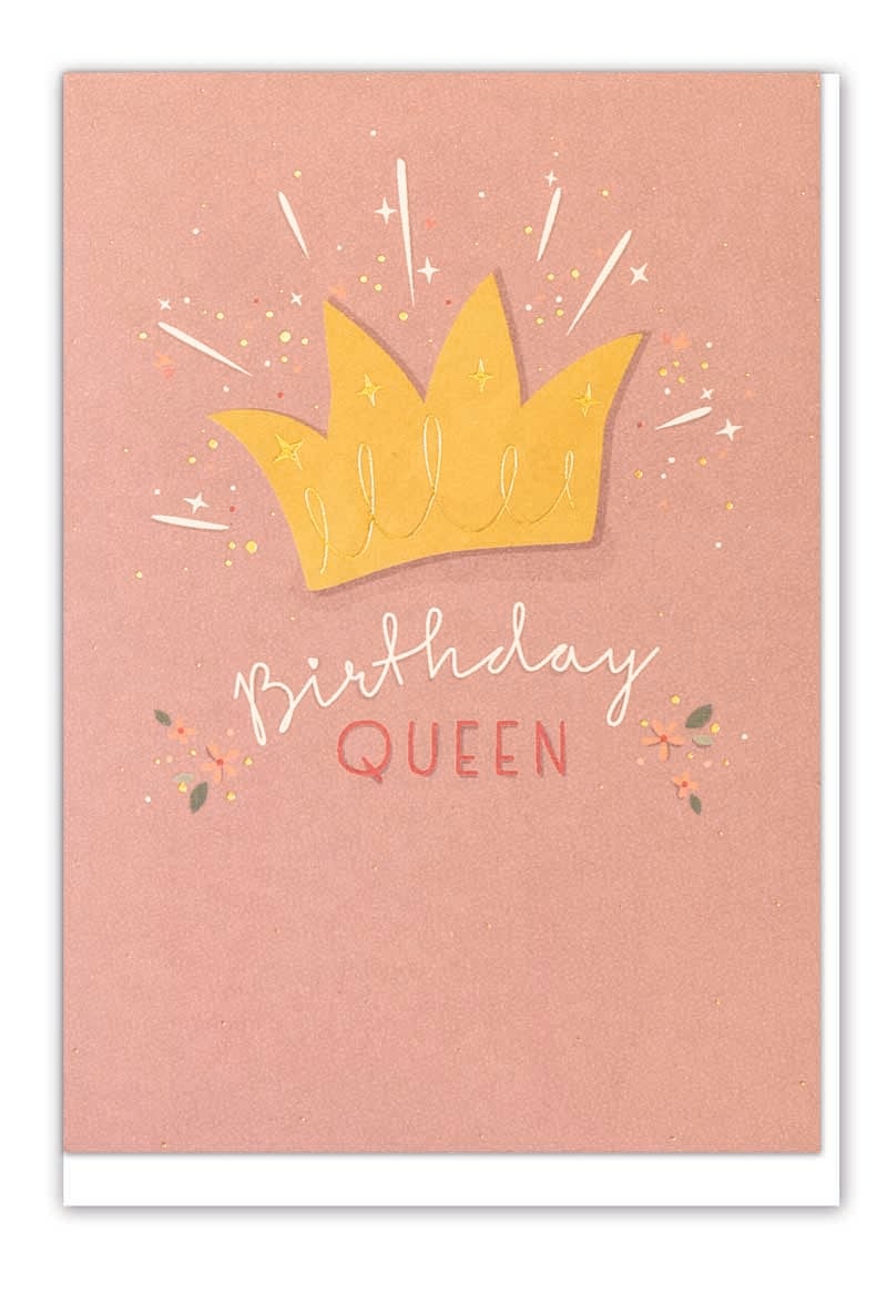 Kort Birthday queen