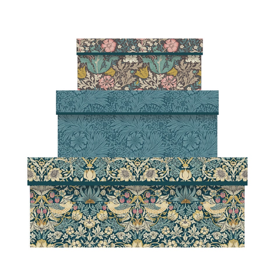 Sett med gaveesker William Morris (3)