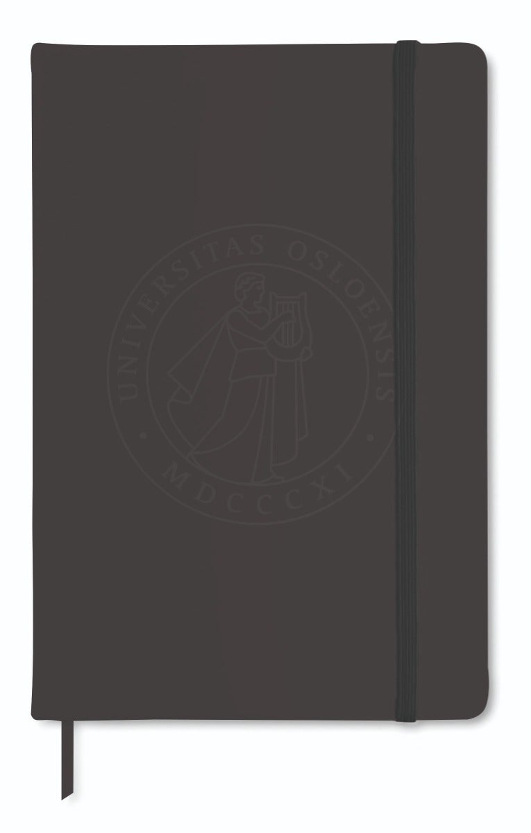 Notatbok Arconot A5 Svart Linjert UiO