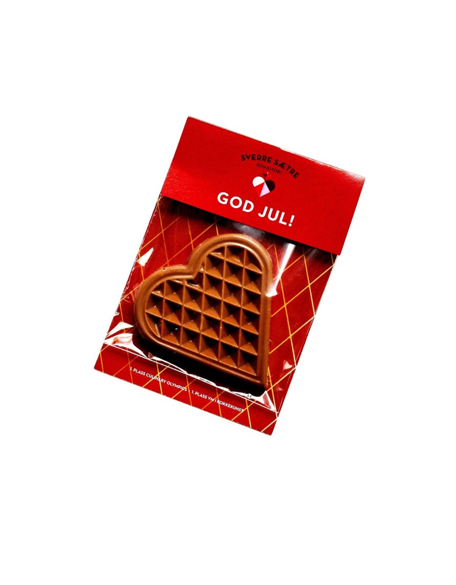 Vaffelhjerte Sverre Sætre Melkesjokolade