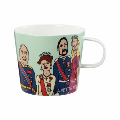 Kopp Anette Moi Kongefamilien close mint 27cl