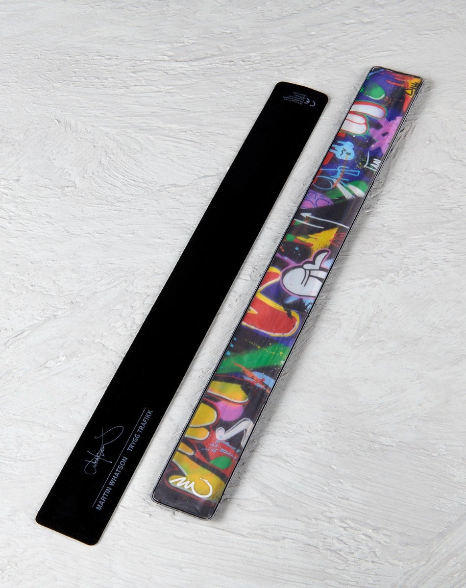 Refleks XL slapwraps Martin Whatson Trygg trafikk
