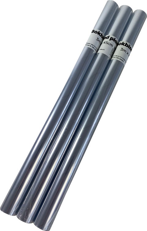 Bokbind Pat Plast 45cm x 3m klar