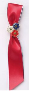 Pin sløyfe m/maiblomst 17. mai 21cm