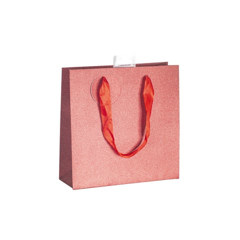 Gavepose glitter rød M