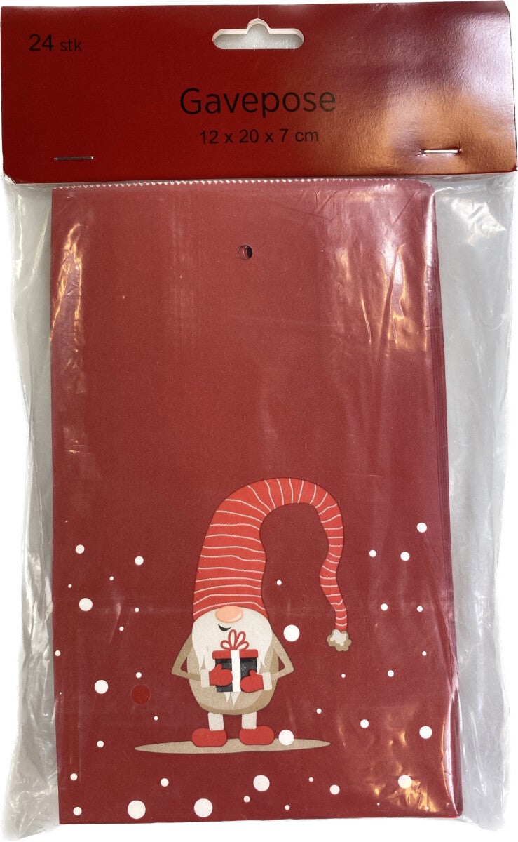 Gavepose  24 stk nisse