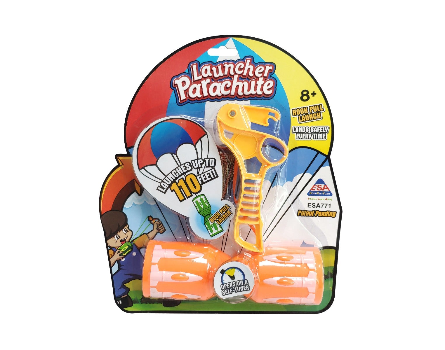 Fallskermhopper m/Utskyter