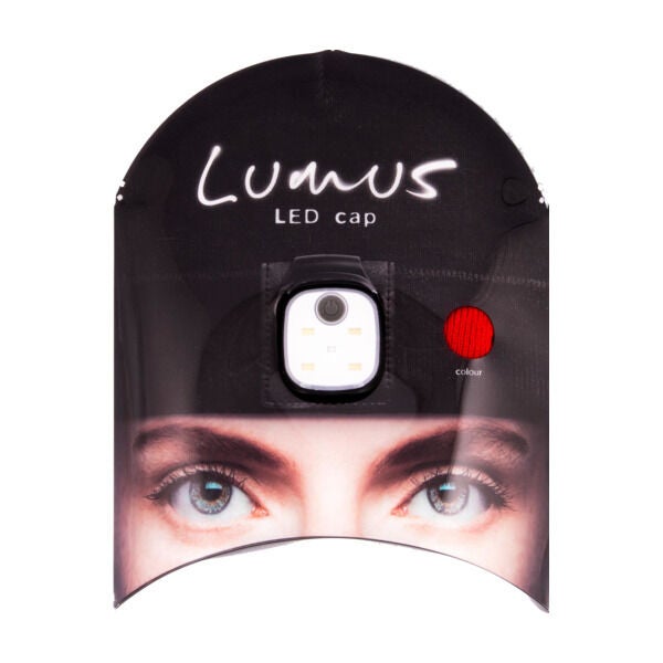 Lue lumus x-cap led hodelykt rød