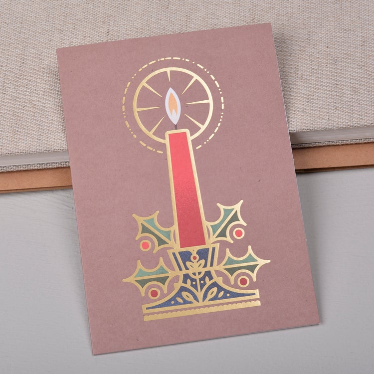 Julekort Candle