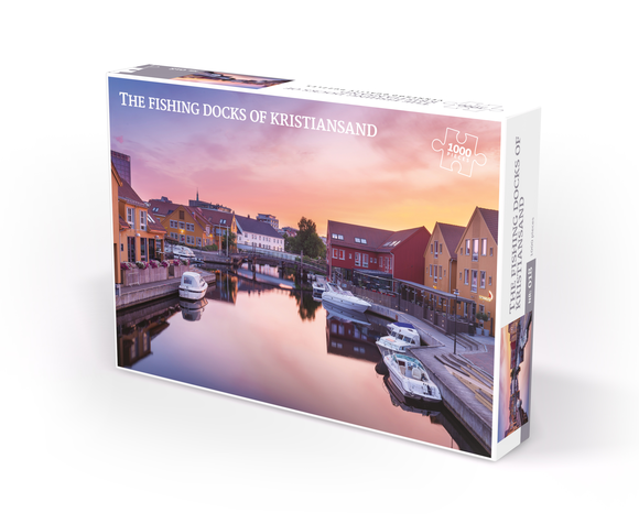 Bilde av Puslespill 1000 Docks Of Kristiansand
