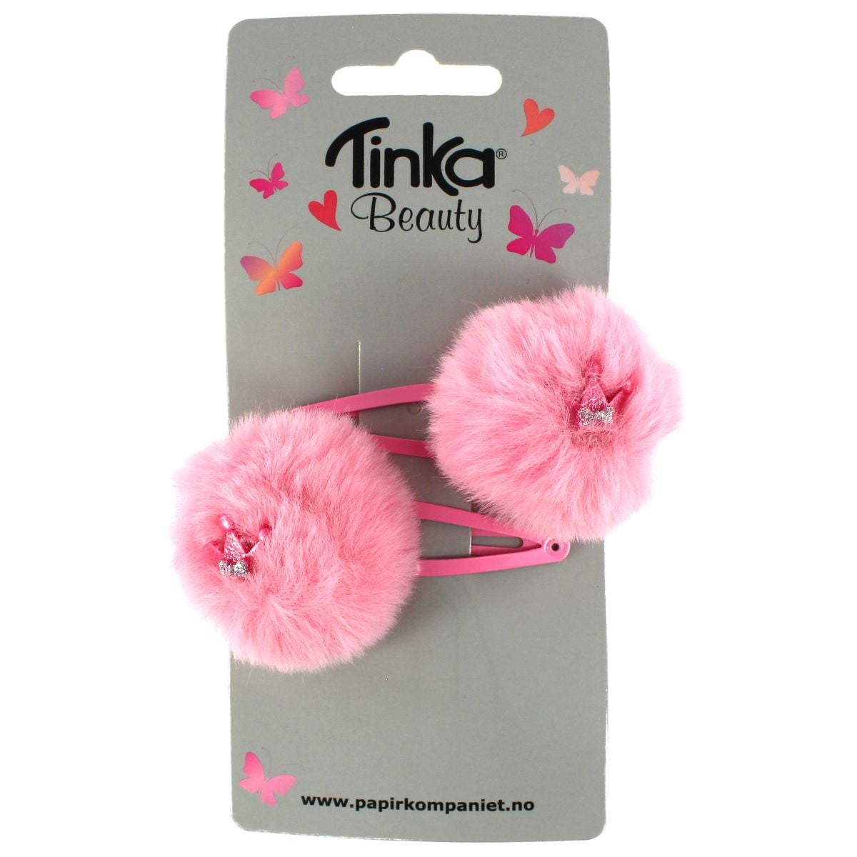 Hårklips Dusk m/krone 2 Stk