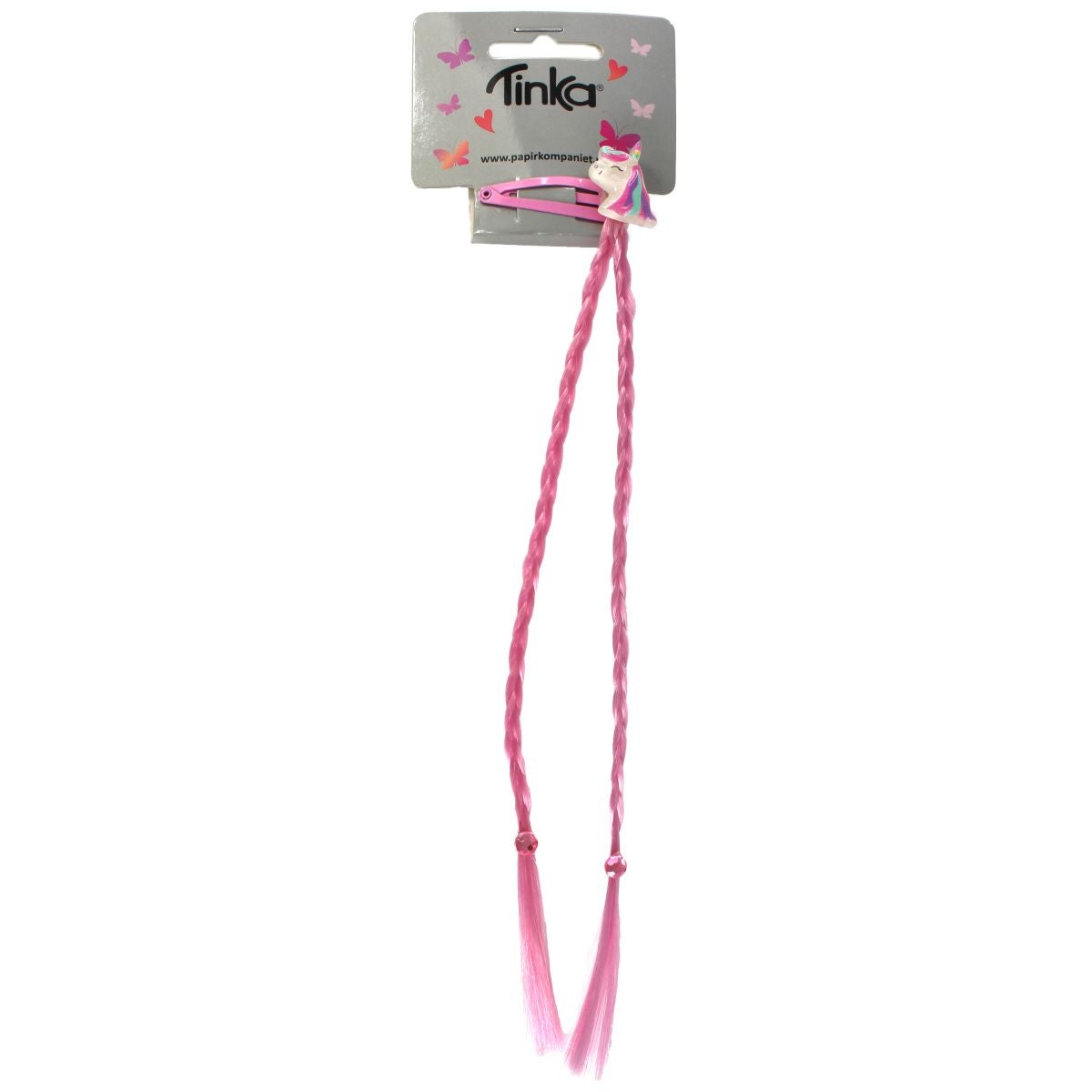 Hårklips Unicorn m/flette