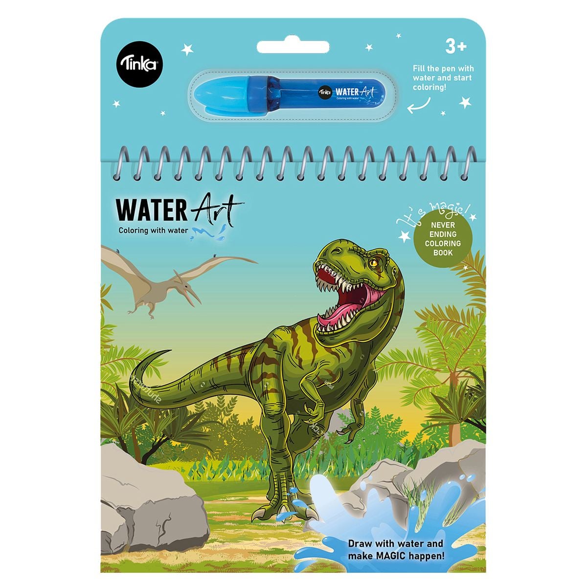 Water Art Dinosaur Tinka