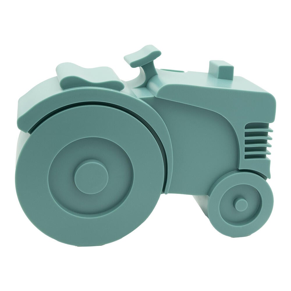 Matboks Blafre i plast Traktor blågrønn