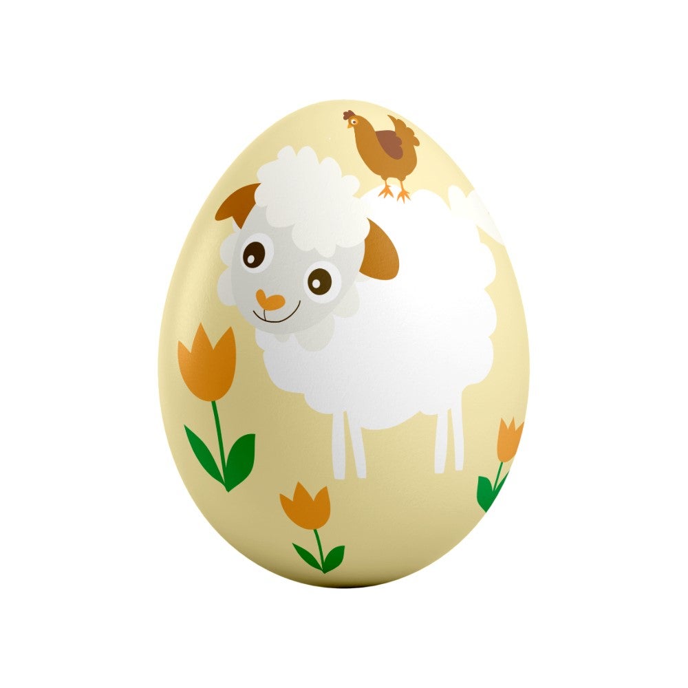 Påskeegg Blafre Lam 15cm Gul