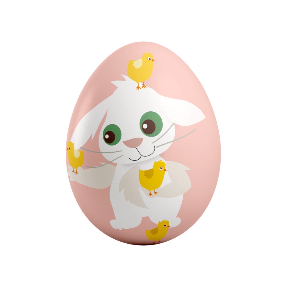 Påskeegg Blafre Lille Kanin 15cm Rosa