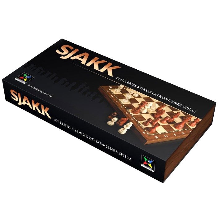 Sjakksett I Tre 40 X 40