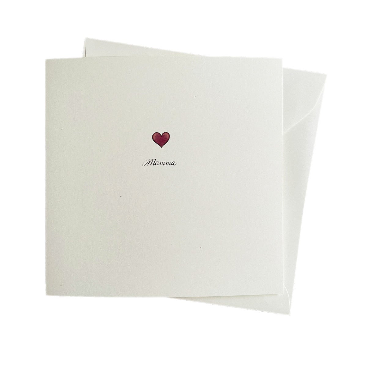Kort Talén 15x15 cm Mammahjerte