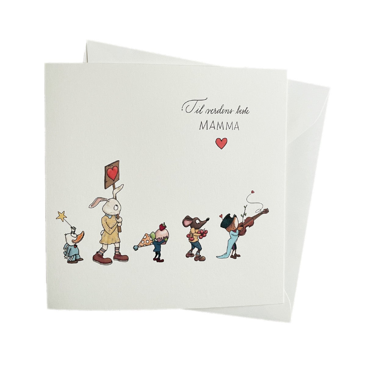 Kort Talén 15x15 cm Mammaparade