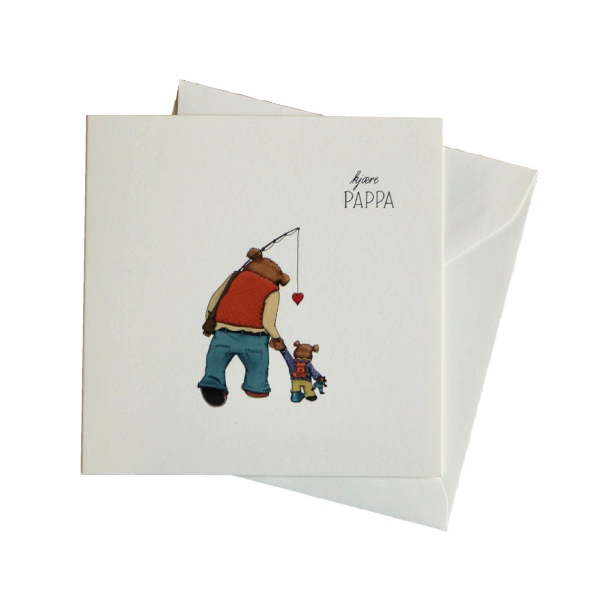 Kort Talén 15x15cm Bjørner