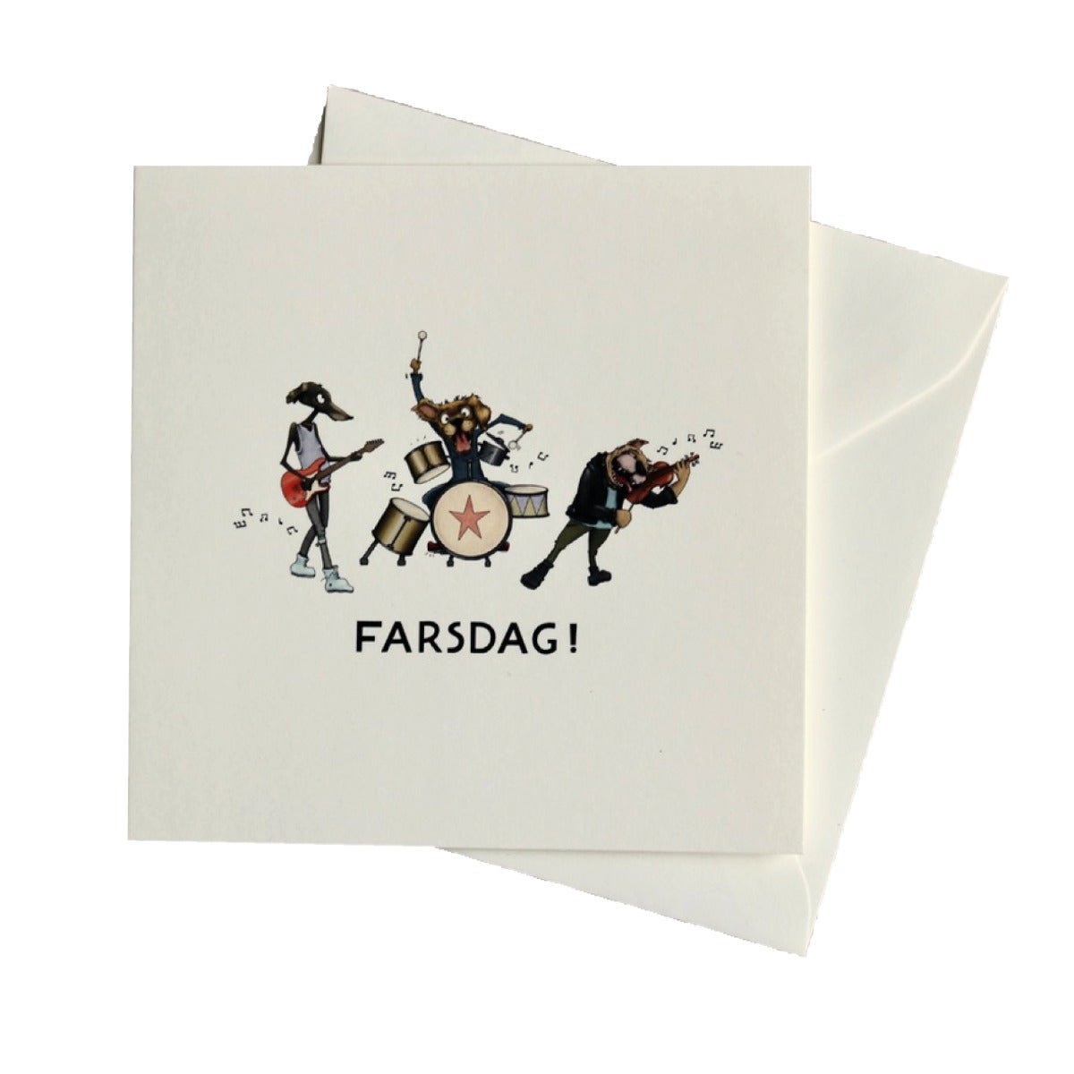 Kort Talén 15x15cm Farsdag