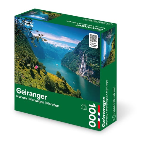Puslespill 1000 Geiranger