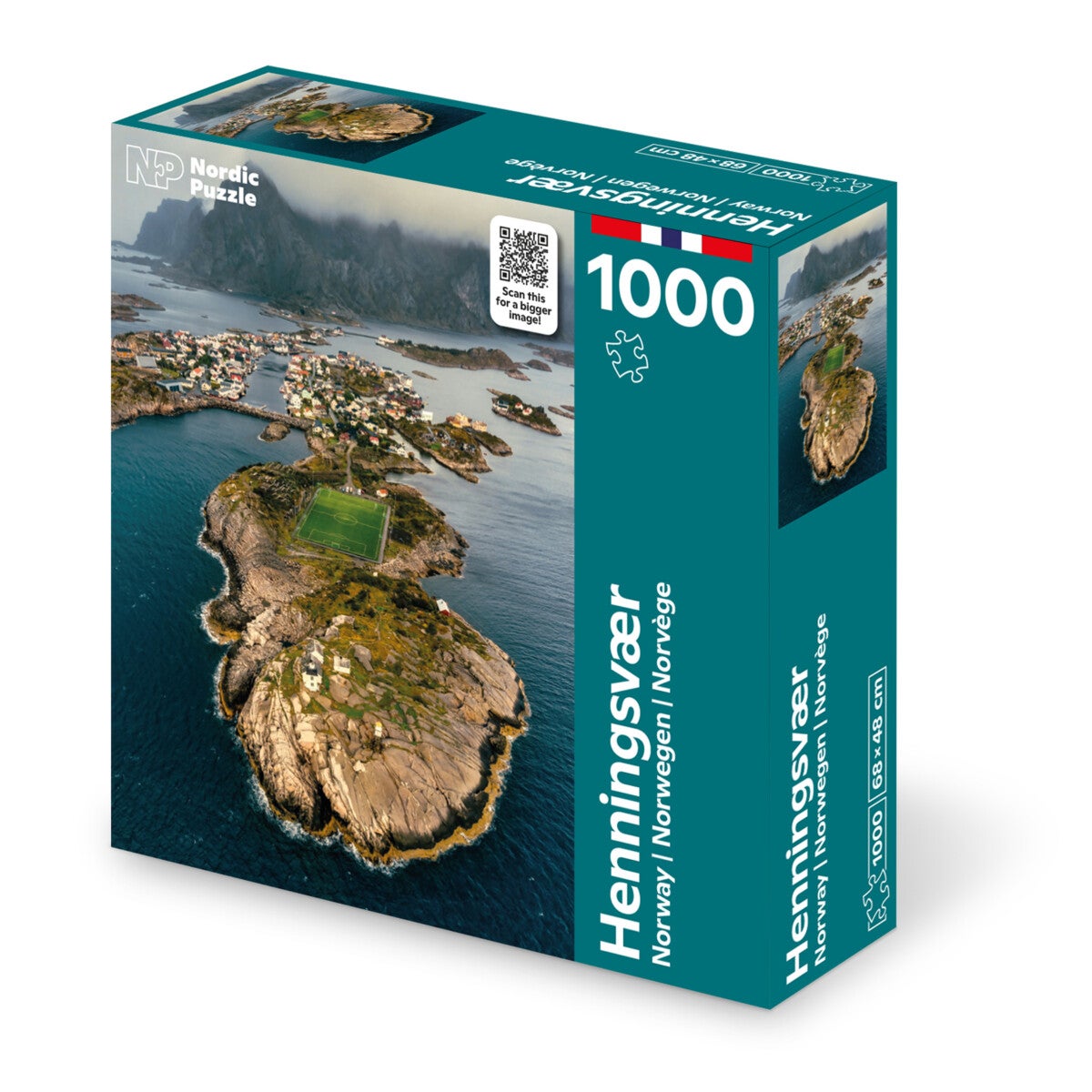 Henningsvær puslespill - 1000 brikker