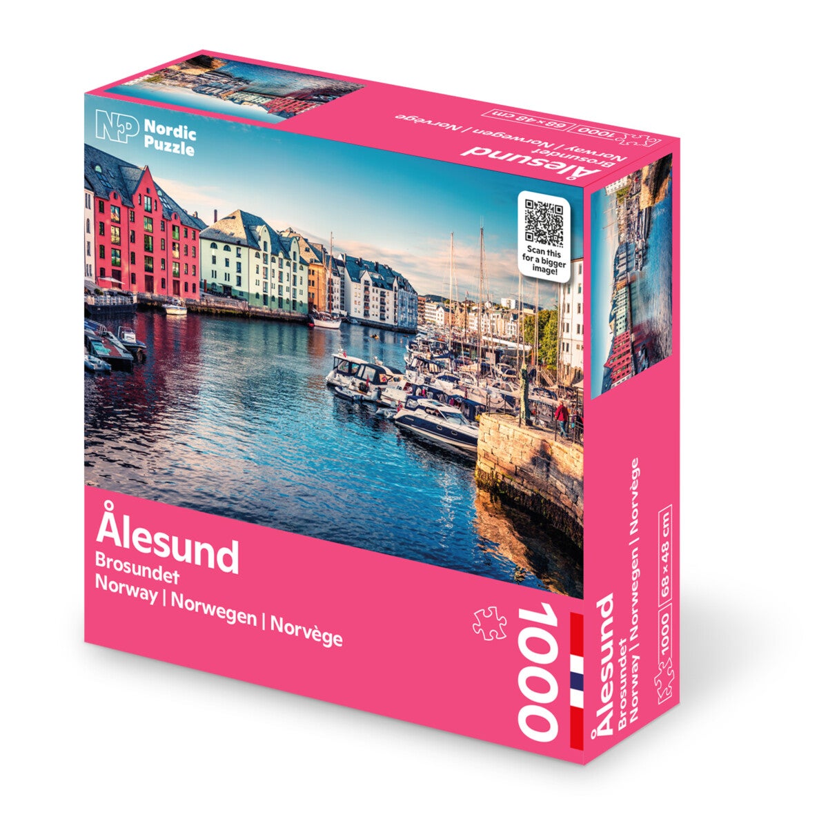 Puslespill 1000 Brosundet Ålesund