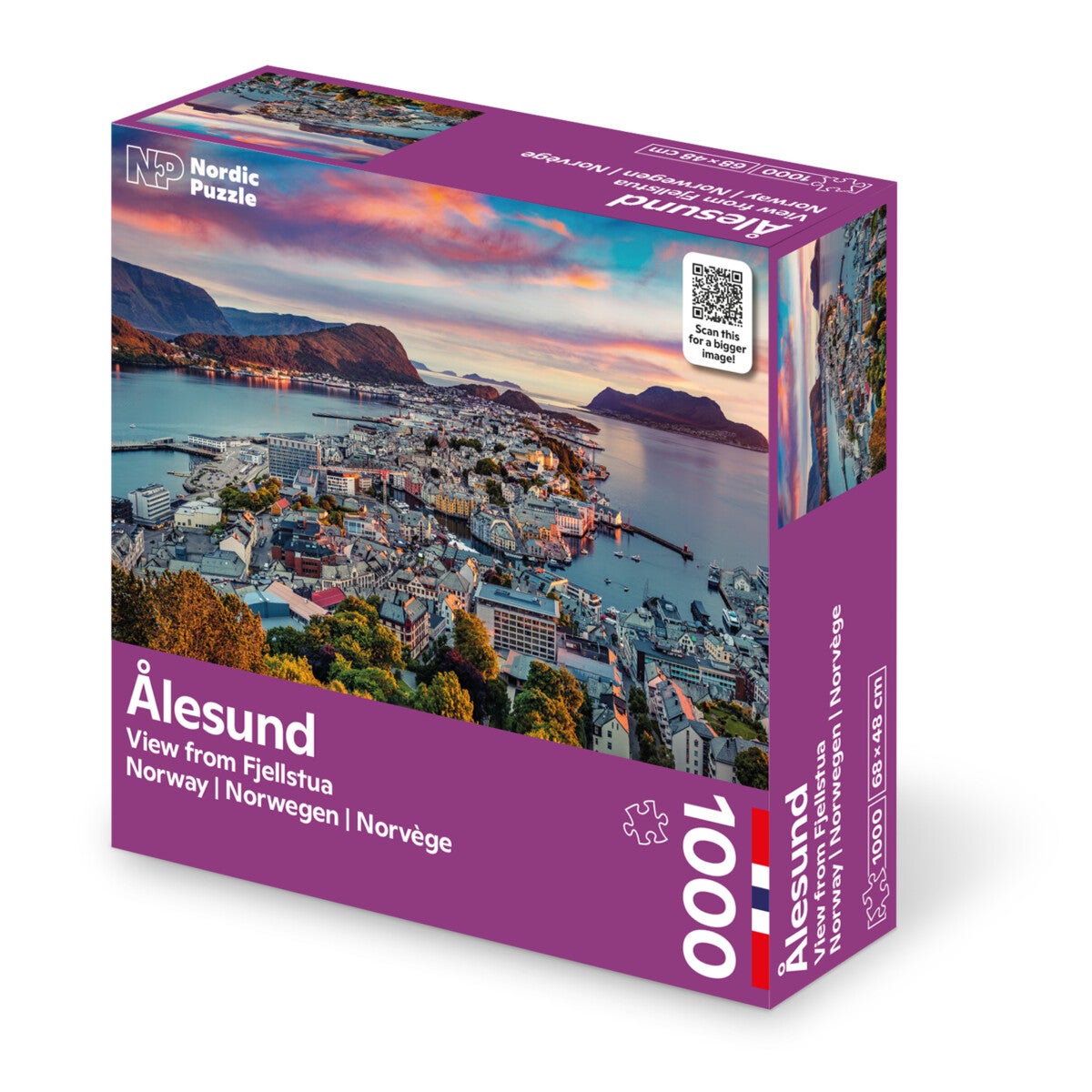 Puslespill 1000 Fjellstua Ålesund