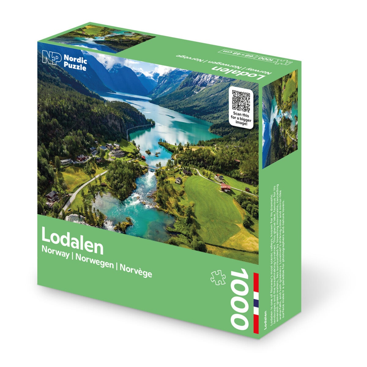 Lodalen puslespill - 1000 brikker