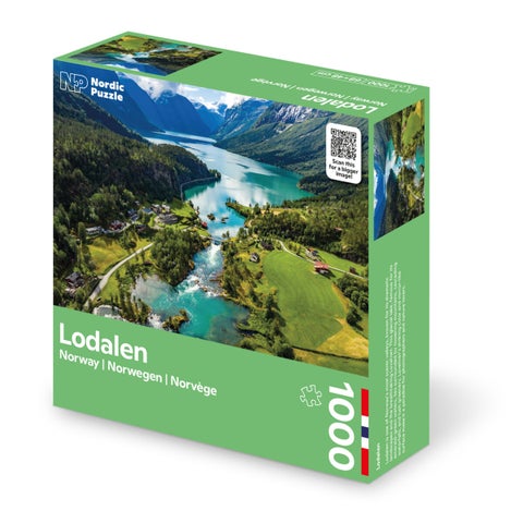 Lodalen puslespill - 1000 brikker