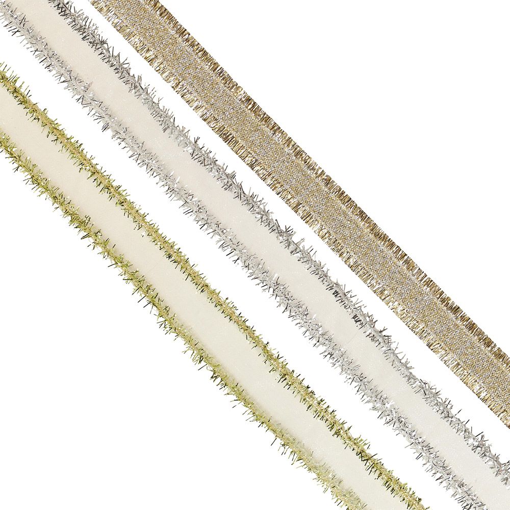 Gavebånd Metallic Edged Ribbons 3M X3