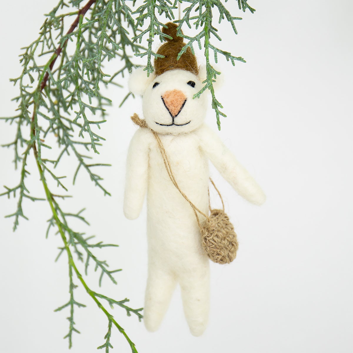 Julepynt Afroart Mouse Basker