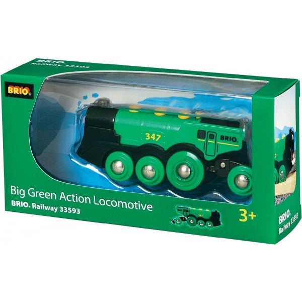 Brio Lokomotiv sort/grønt