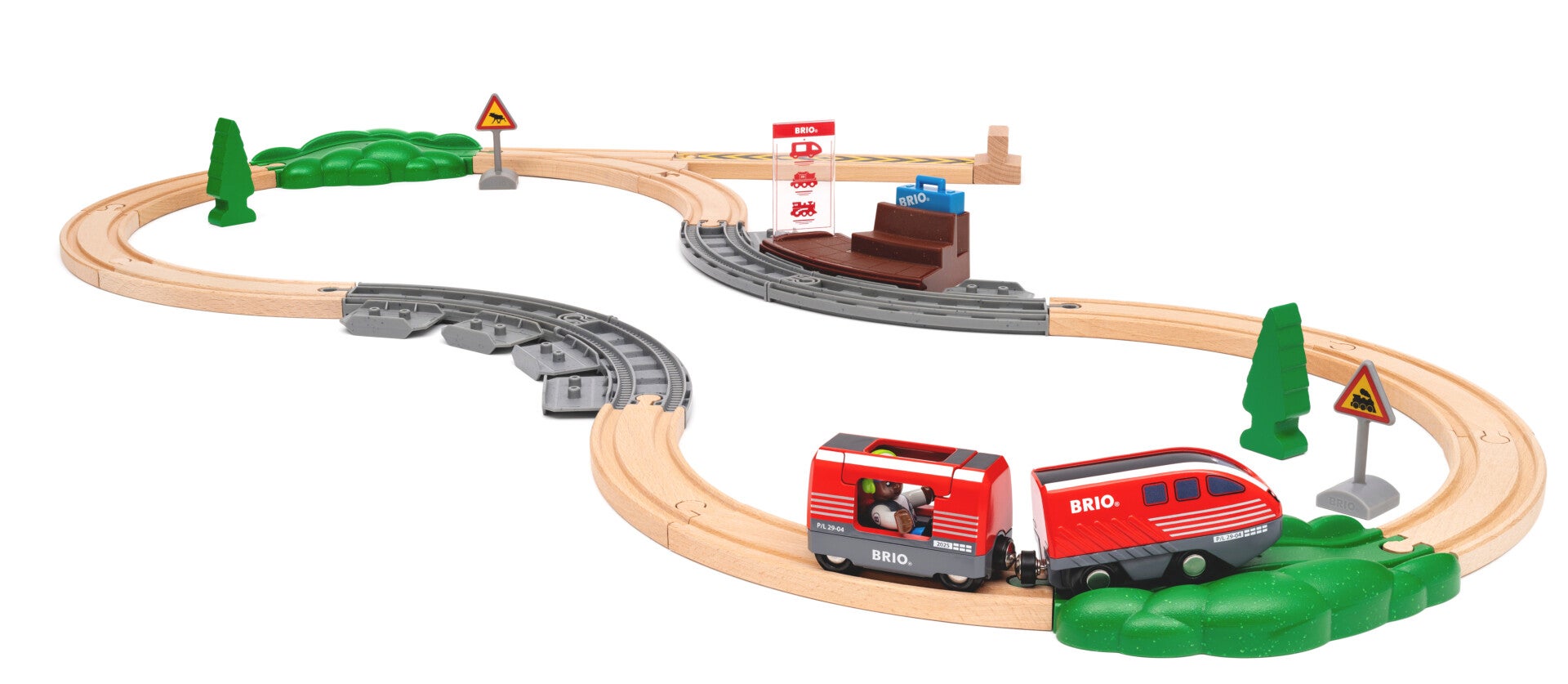 Brio Pull Back Train Set