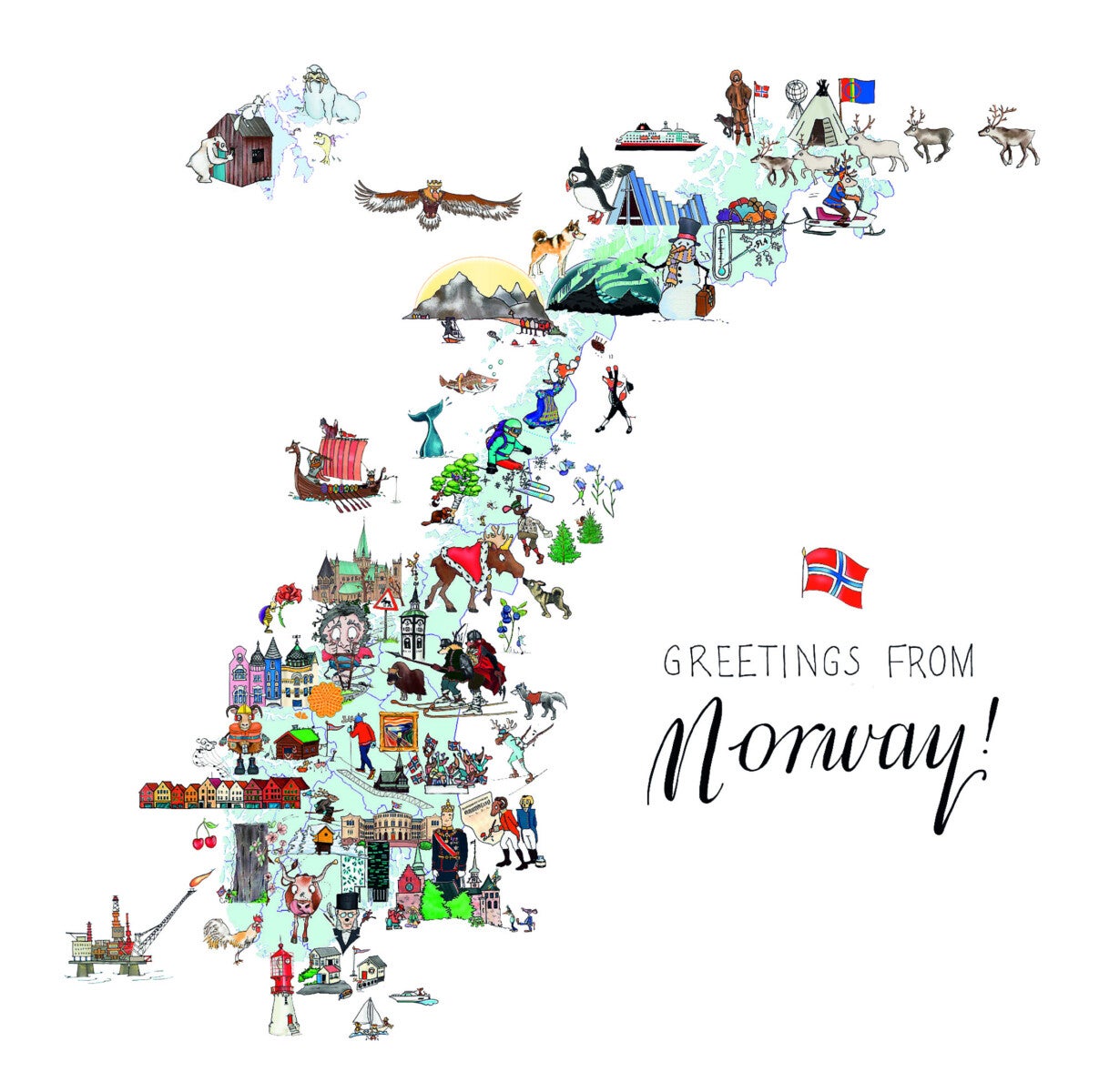 Kort stort Norway engelsk Talén