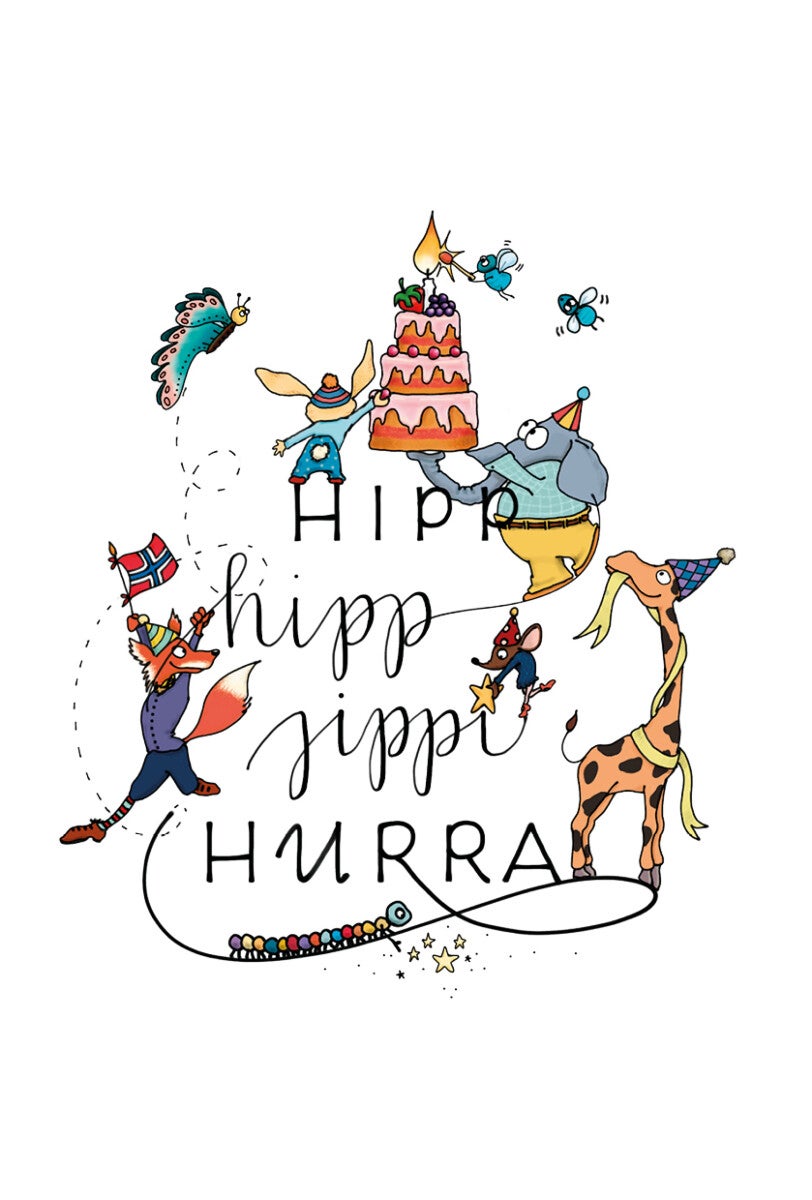 Kort enkelt hurra Talén