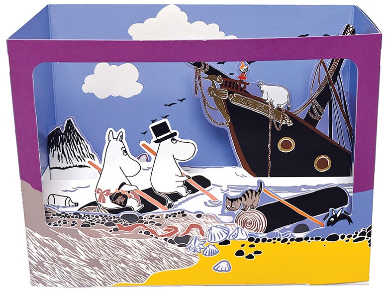 Kort Mummi 3D teater Synkende båt