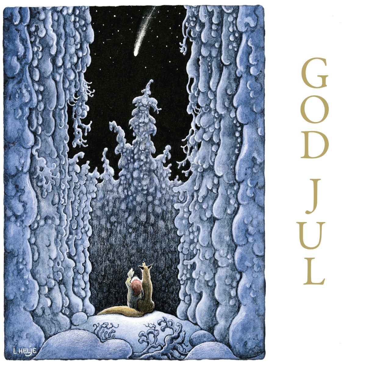 Kort Unicef 10 pk i stor eske