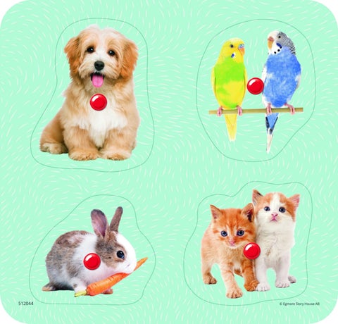 Trepuslespill Knott Husdyr 4 Biter