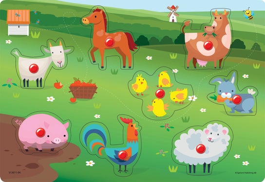 Knottepuslespill Bondegård 8 Biter