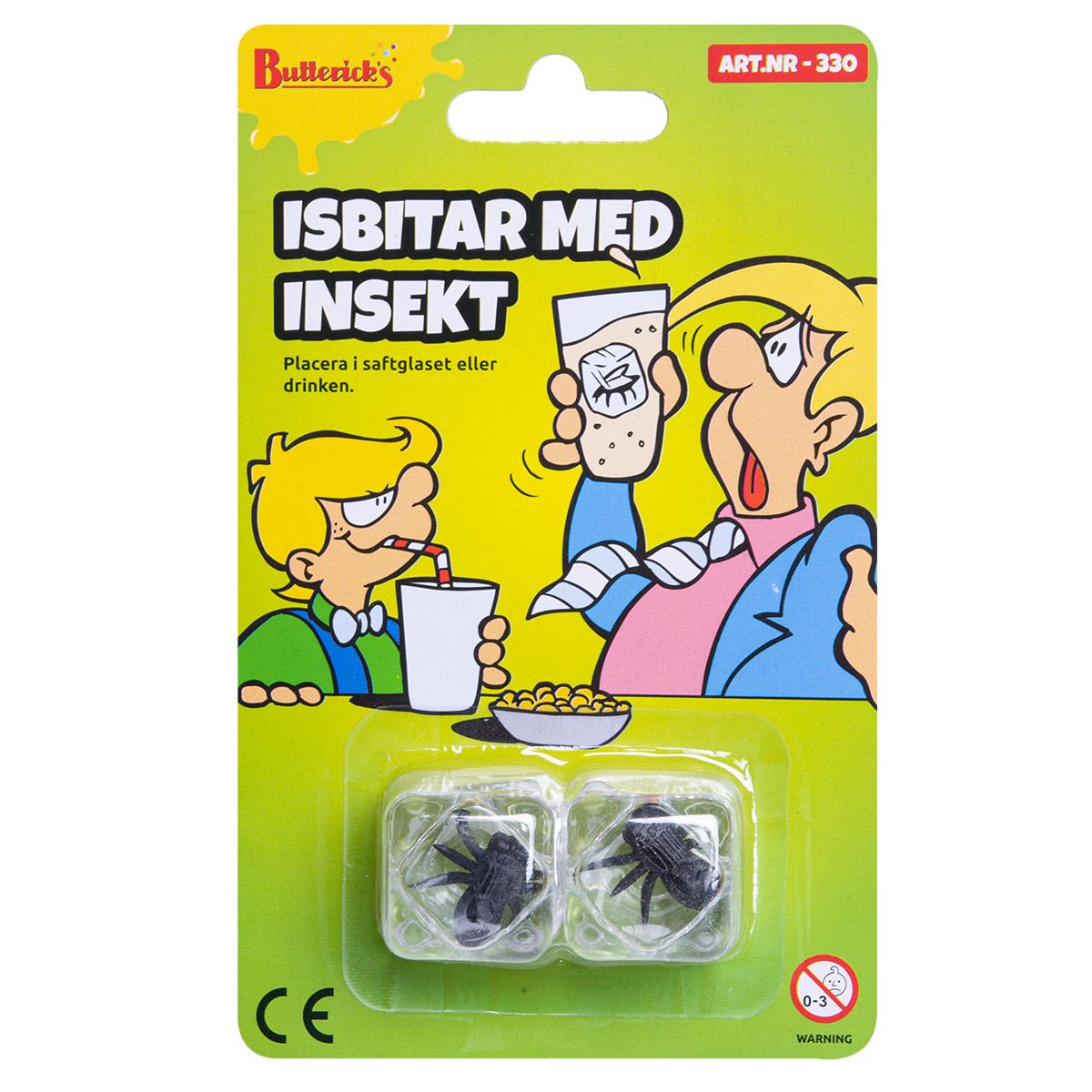 Isbiter med insekt 2stk