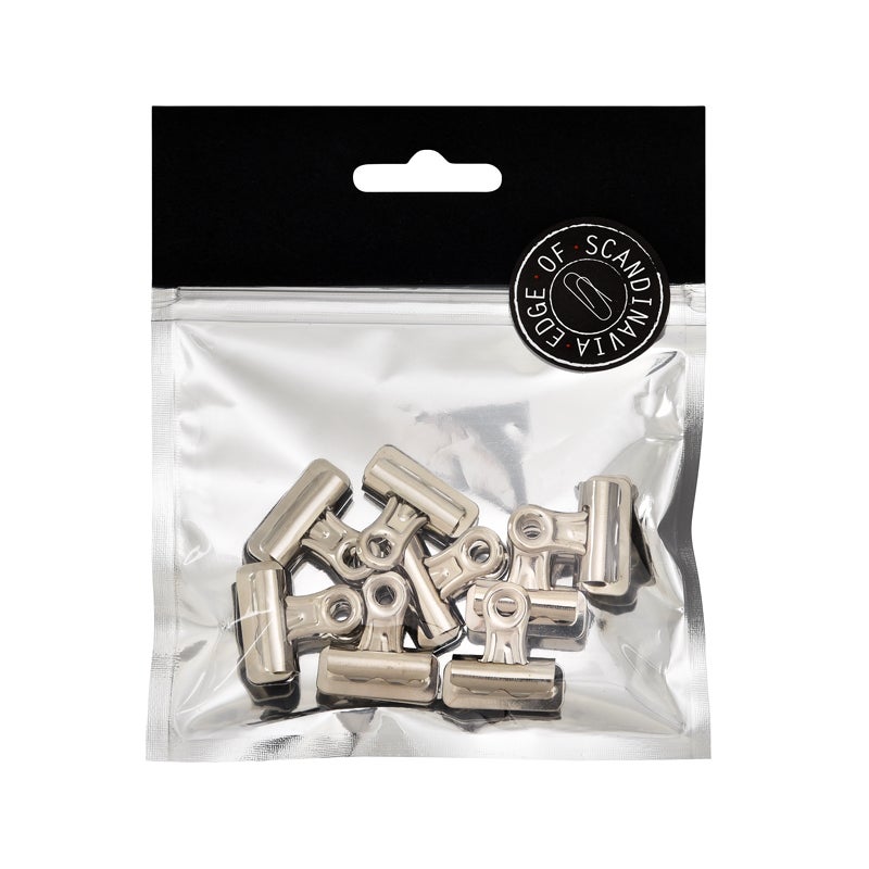 KONTORKLYPE EDGE  8X25MM SØLV