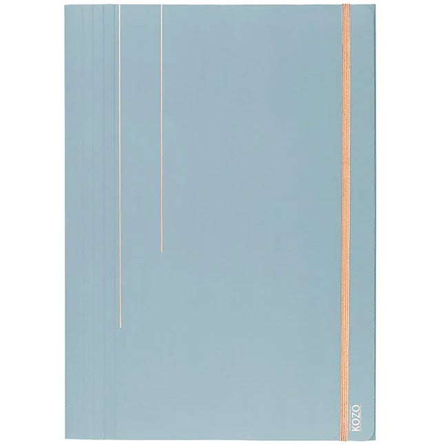 Strikkmappe Kozo A4 Dusty Blue