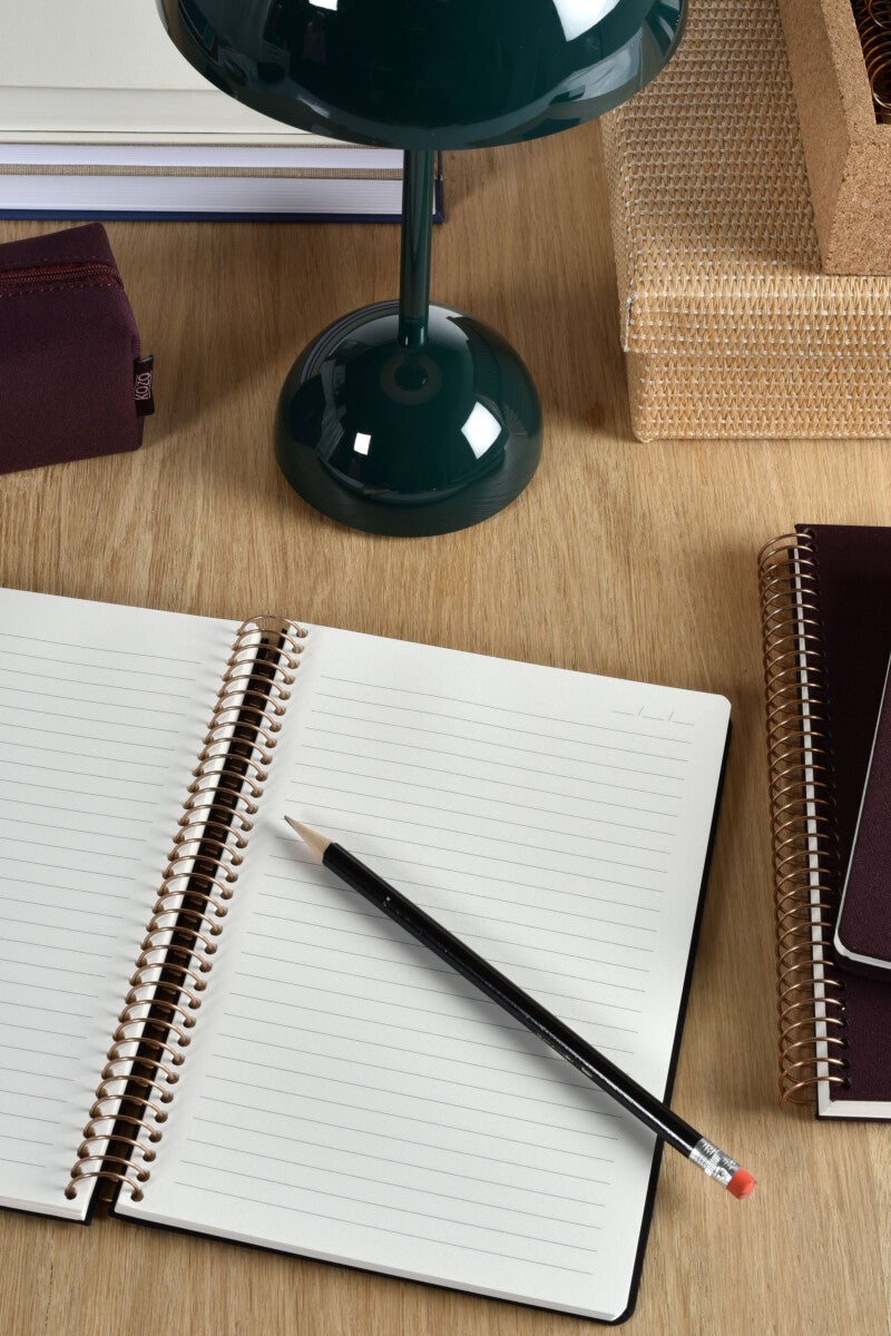 Notatbok m/spiral Kozo Premium A4 Coffee