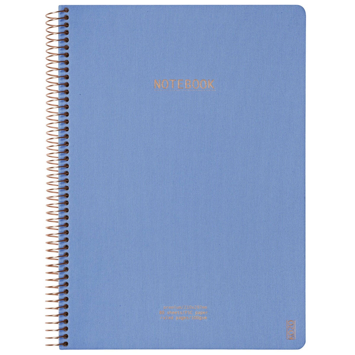 Notatbok m/spiral Kozo premium A4 Windsurfer