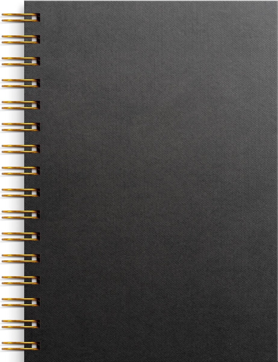 Notatbok Burde A5 Sort linjert