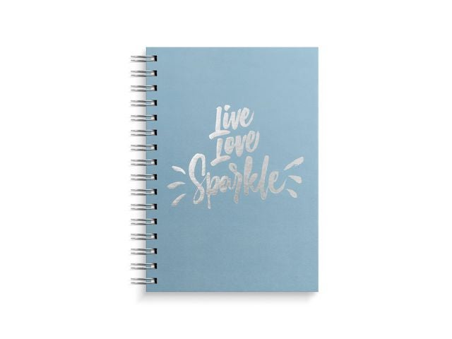 Skrivebok Burde A5 Live, Love Sparkle